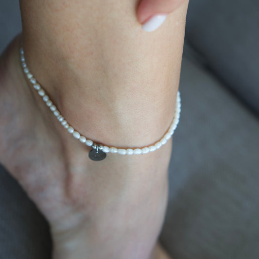 Гривна за глезен Mini Pearls