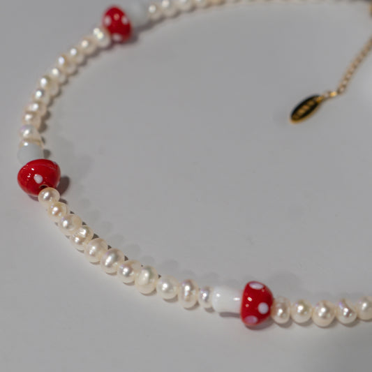 Колие Mushrooms & Pearls